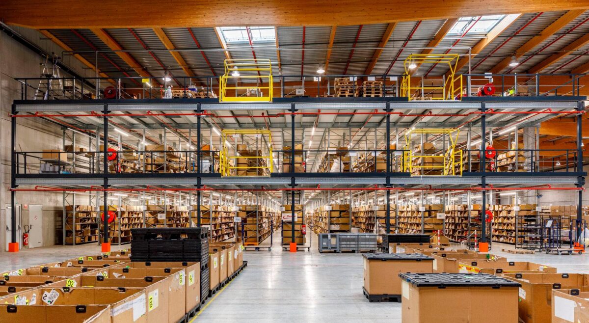 Rayonnage industriel pour entrepôt dans le Sud-Est